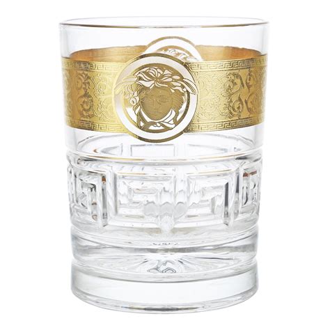 Versace Gold Whiskey Glasses set of 6, 390ml 